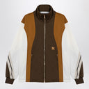 Palm Angels Sweatshirt over colour-block brown/ochre