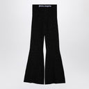 Palm Angels Black lurex viscose blend trousers
