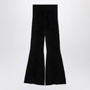 Palm Angels Black lurex viscose blend trousers