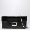 Cartera negra de charol con cadena Belle Vivier de ROGER VIVIER