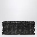 Bolso de mano tipo clutch negro ROGER VIVIER Pilgrim con micro lentejuelas