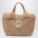 ROGER VIVIER Viv'' Choc Mini leather shopping bag