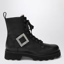 Botines de cuero negro ROGER VIVIER Viv'' Rangers Truck