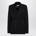 Maison Margiela Black double-breasted jacket in wool