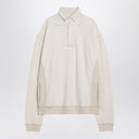 Maison Margiela Distressed-effect ecru sweatshirt