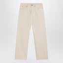 Maison Margiela Ecru cotton trousers