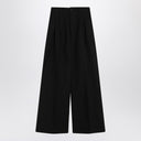 Maison Margiela Wide black pants in cotton and wool