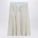 Maison Margiela Beige aloe Anonymity of the lining skirt