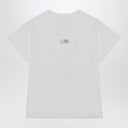 MM6 Maison Margiela White T-shirt with Numeric Signature