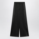 MM6 Maison Margiela Black satin palazzo pants