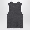 Maison Margiela Grey knitted sleeveless top
