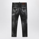 Dsquared2 Rocky Mountains black washed jeans with wear