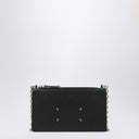 Maison Margiela Black card holder with shoulder strap
