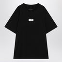 MM6 Maison Margiela Black T-shirt with Numeric label