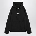 MM6 Maison Margiela Black sweatshirt with logo label