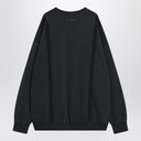 MM6 Maison Margiela Black sweatshirt with Numeric logo in cotton