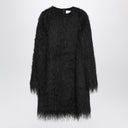 Loulou Studio Black Tina fringed dress