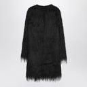 Loulou Studio Black Tina fringed dress