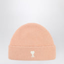 Ami Paris Ami de Coeur powder wool beanie
