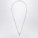 Ami Paris Ami De Coeur palladium necklace
