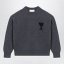 Ami Paris Dark grey Ami De Coeur sweater
