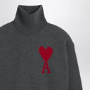 Ami Paris Turtleneck sweater Ami De Coeur grey