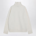 Ami Paris White Ami De Coeur turtleneck sweater