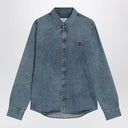 Ami Paris Ami De Coeur shirt in denim