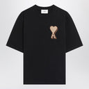Ami Paris Black Ami De Coeur T-shirt