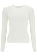 Courreges 'ribbed stretch knit pullover sweater
