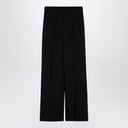 Loulou Studio Anthracite grey wool palazzo trousers