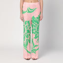 ETRO Wide printed trousers in silk blend
