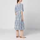 ETRO Flared midi dress with multi-coloured print