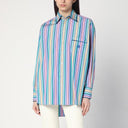 ETRO Multi-coloured striped cotton shirt