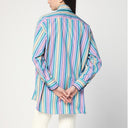 ETRO Multi-coloured striped cotton shirt
