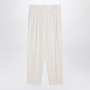 Brunello Cucinelli Ivory trousers in viscose