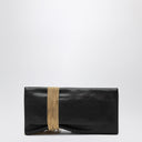Jimmy Choo Black leather Zandra bag with gold pendant